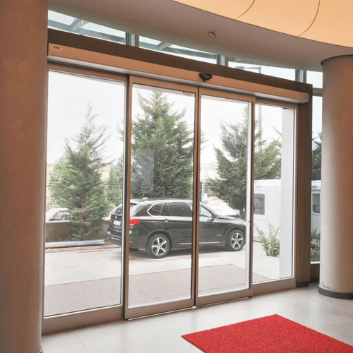 Service door - iCat® A110  - RSA Door Systems - hospital / sliding / glass