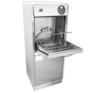 Bedpan washer-disinfector - euroMAT light - bg-edelstahl - reprocessing / floor-standing