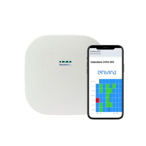 VOC gas leak detection analyzer - Nanoenvi IAQ - ENVIRA IOT - organic / humidity / pressure