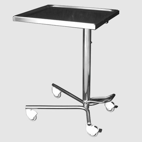 Trolley-mounted Mayo table - MI1 - Social Mobel S.L. - stainless steel
