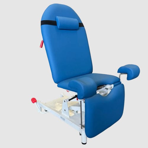 Gynecological examination chair - SG1 - Social Mobel S.L. - hydraulic / height-adjustable / 3-section