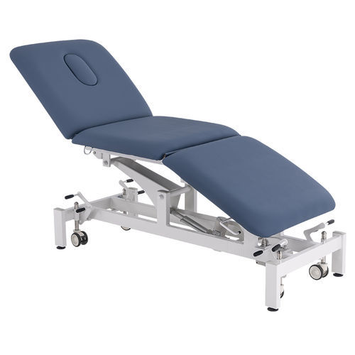 Electric examination table - YK-OT002 - Topmost Medical Technology Co.,Ltd - height-adjustable / reclining / with adjustable backrest