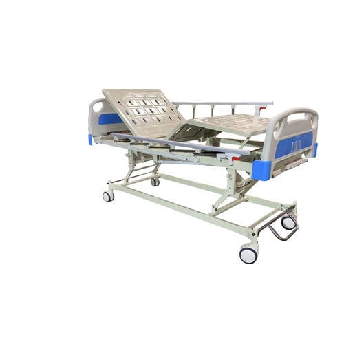Hospital bed - YK-M301 - Topmost Medical Technology Co.,Ltd - manual / height-adjustable / on casters