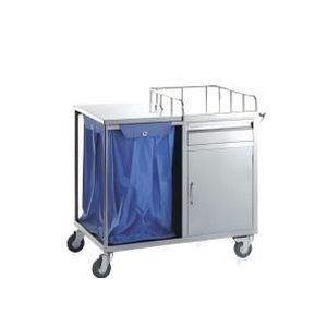 Medical linen trolley - YK-S023 - Topmost Medical Technology Co.,Ltd - transport / laundry / stainless steal