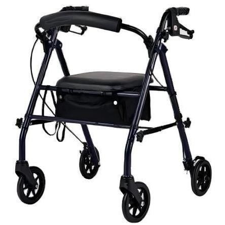 4-wheel rollator - YK-6207 - Topmost Medical Technology Co.,Ltd - steel frame