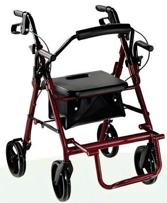 4-wheel rollator - YK-6210 - Topmost Medical Technology Co.,Ltd - aluminium frame