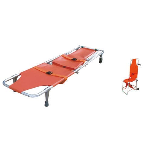 Foldable stretcher chair - YK-TS035 - Topmost Medical Technology Co.,Ltd - convertible / folding / portable
