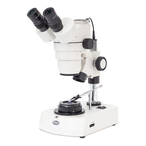 Optical stereo microscope - SMZ-143-DF - Motic Europe - laboratory / for research / upright