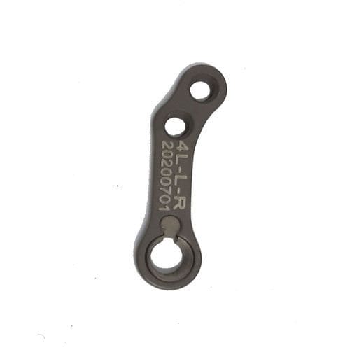 Tibia veterinary bone compression plate - 4L-L-R - Biosurgex - locking