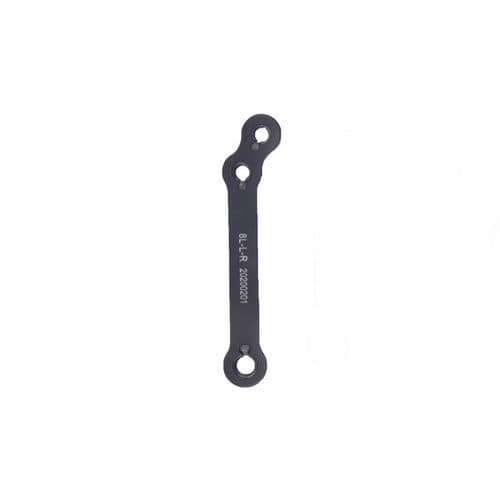 Tibia veterinary bone compression plate - 8L-L-R - Biosurgex - locking