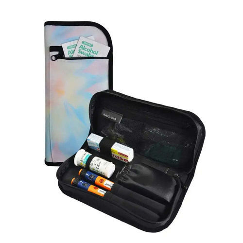 Diabetic kit folder - Dia-MidiCase Summer Vibes - SARL Kaio-Dia - polyester