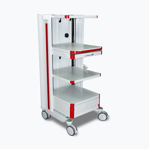 Hospital trolley - SIMFE - Mobi-endos - for operating rooms / for endoscopes / transport