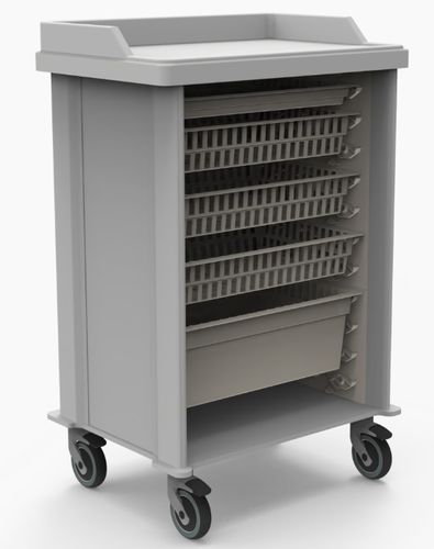 Emergency trolley - AVIOR GMBH - anesthesia / for sterile materials / hospital