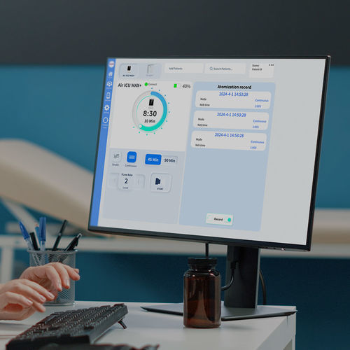 Telehealth mobile application - iBreathe® - AirICU. Inc - ICU / pneumology / management