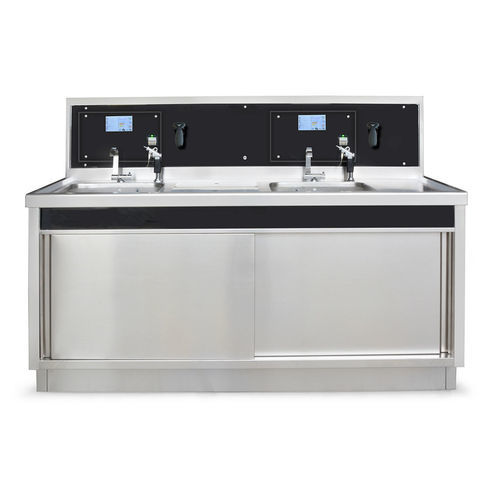 Endoscopy reprocessing pre-cleaning station - LV-222™ - Medical Devices Group Srl - for endoscopes / options / stainless steel