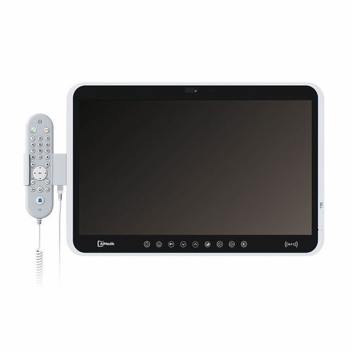 Waterproof patient infotainment terminal - MT21 - AIMEDIK - antibacterial / touch screen / Android