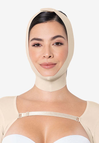 Surgical chin support - FPE003 - Fajas MariaE | C.I CREACIONES SEGAR - with strap / adjustable