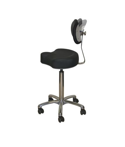 Medical stool - T-L Premium - MDT - height-adjustable / pneumatic / tilting