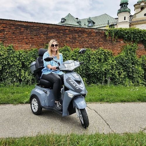 Electric mobility scooter - FASTI 3 MAX - Electroride Sp. z o.o. - 3-wheel / with case