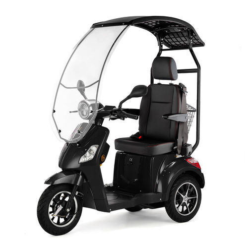 Electric mobility scooter - DRAR-CAP-LI-BLA - Veleco - 3-wheel / with basket / with cab