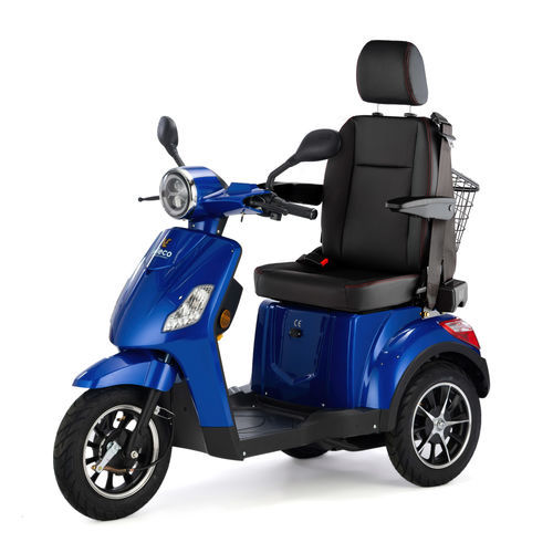Electric mobility scooter - DRA-CAP-BLA - Veleco - 3-wheel / with basket