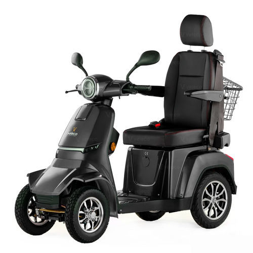 Electric mobility scooter - GRA-CAP-LI-BLA - Veleco - 4-wheel / with basket