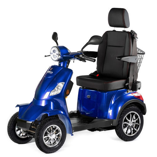 Electric mobility scooter - FAS-CAP-LI-BLU - Veleco - 4-wheel / with basket