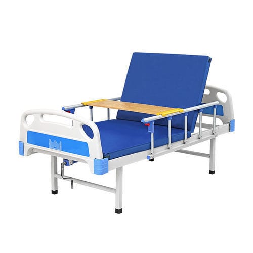 Hospital bed - 1 Crank - Evenice - manual / folding / on casters