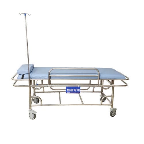 Patient transfer stretcher trolley - Shandong Hongxinyu Medical Technology Co., Ltd. - MRI / manual / 1-section