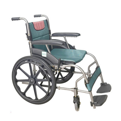 Manual wheelchair - Shandong Hongxinyu Medical Technology Co., Ltd. - outdoor / MRI-compatible / with legrest