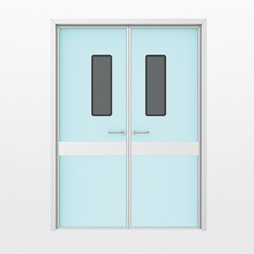 Air-tight door - Shandong Hongxinyu Medical Technology Co., Ltd. - operating room / swinging / aluminum