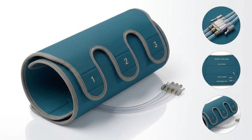 Blue compression sleeve - PT. Newlife Healthcare International
