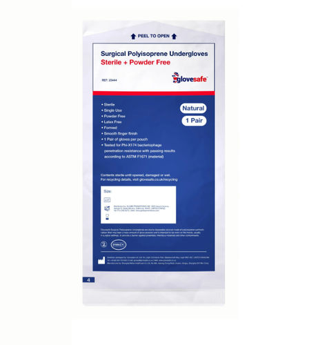 Polyisoprene gloves - Glovesafe  - novum medtech - latex-free / surgical / powder-free