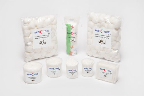 Cotton swab - 12122 series - Mediteks A.Ş. - absorbant