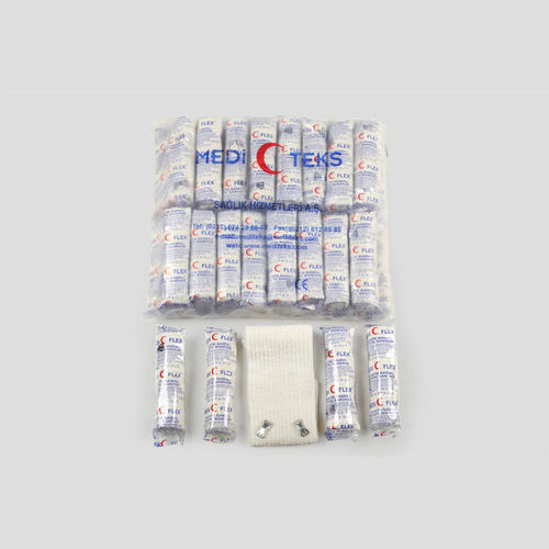 Polyester bandage - 1212 series - Mediteks A.Ş. - cotton / elastic / orthopedic