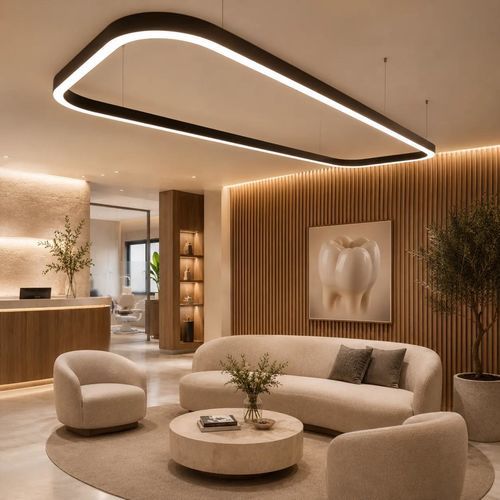 Built-in lighting - Frame Curve - EVO-MED (marque EVO-LIGHT) - pendant / ceiling-mounted / for clinic