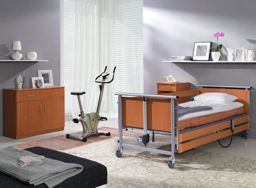 Home care bed - PB 325 - Elbur sp. z o.o. sp.k. - nursing home / electric / height-adjustable