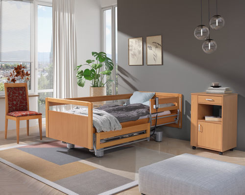 Home care bed - PB 536 - Elbur sp. z o.o. sp.k. - nursing home / electric / height-adjustable