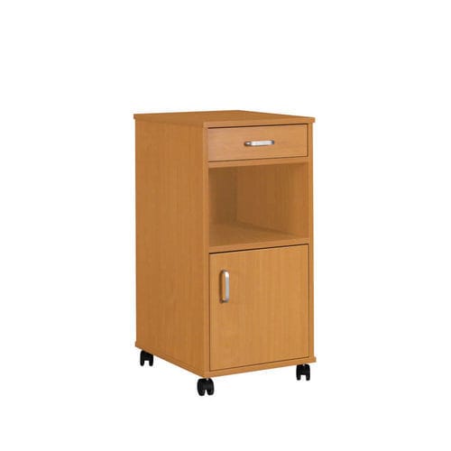 Bedside table on casters - Rubens 1 OT - Elbur sp. z o.o. sp.k. - with compartments / with drawers