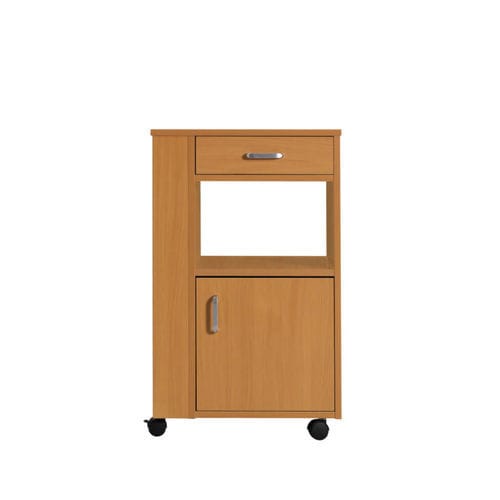 Bedside cabinet on casters - RUBENS 2 - Elbur sp. z o.o. sp.k. - with integrated over-bed table / with wardrobe / with drawers