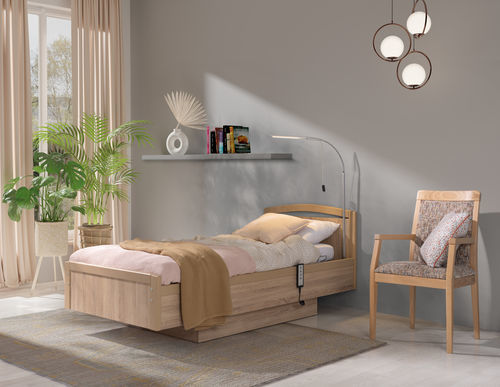 Home care bed - PB 533 - Elbur sp. z o.o. sp.k. - nursing home / electric / geriatric