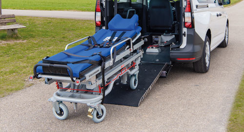 Ambulance stretcher - Stretcher FTM - MobiTEC GmbH - transport / ergonomic / with adjustable backrest