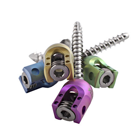 Polyaxial pedicle screw - 70-77 series - Ackermann Instrumente - cannulated / metallic