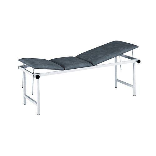 Manual examination table - U-1065/3 - AGA Sanitätsartikel - with adjustable backrest / reclining / 3-section