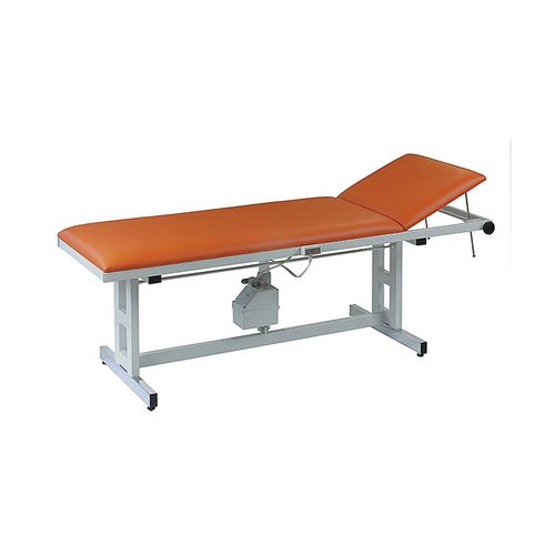 Adult examination table - H-U 1065/E - AGA Sanitätsartikel - electric / height-adjustable / with adjustable backrest