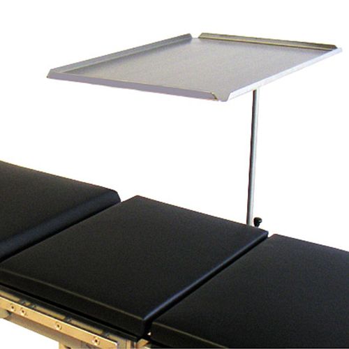 Table-mounted instrument table - IT-3060 - AGA Sanitätsartikel - stainless steel / manuel