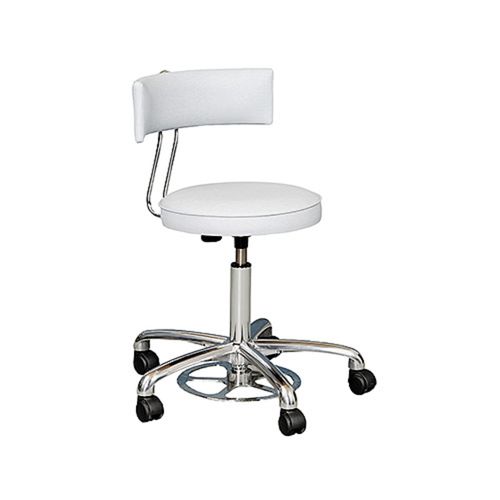 Doctor's office stool - DSFA-2000/RL - AGA Sanitätsartikel - height-adjustable / swivel / with backrest