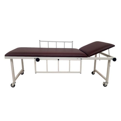 Adult examination table - AWL-1065 - AGA Sanitätsartikel - manual / with adjustable backrest / on casters