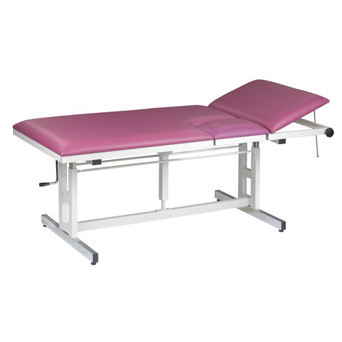 Cardiology examination table - H-EKA series - AGA Sanitätsartikel - for ultrasound imaging / for echocardiography / manual