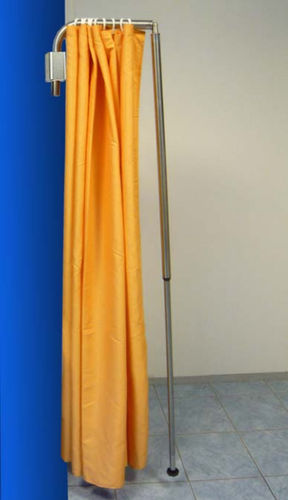Fixed hospital screen - 3404 series - Agencinox - folding / telescopic / 1-panel